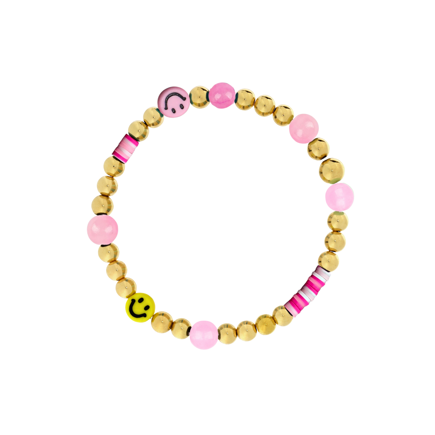 Pink Luxe Mix Media Bracelet