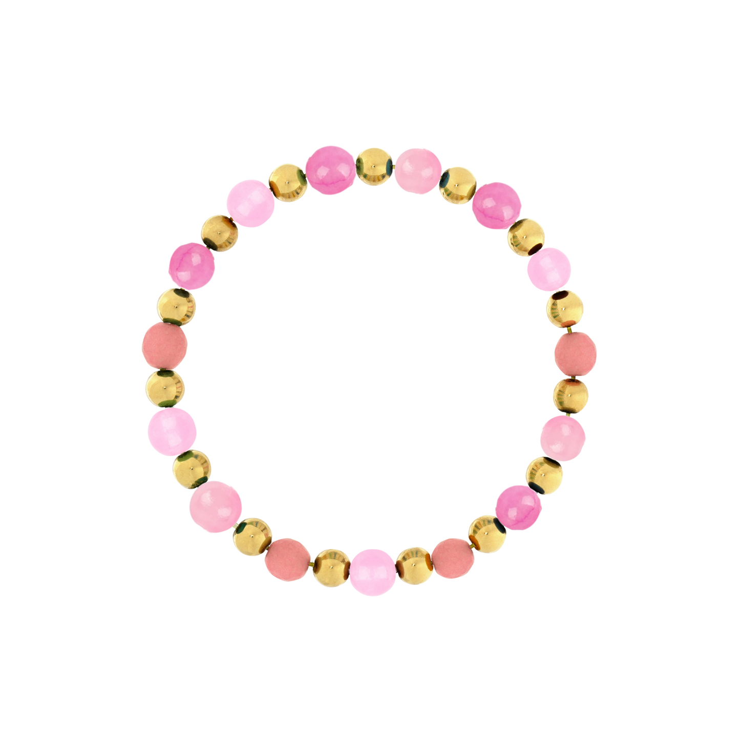 Pink Luxe Gemstone Aura Bracelet