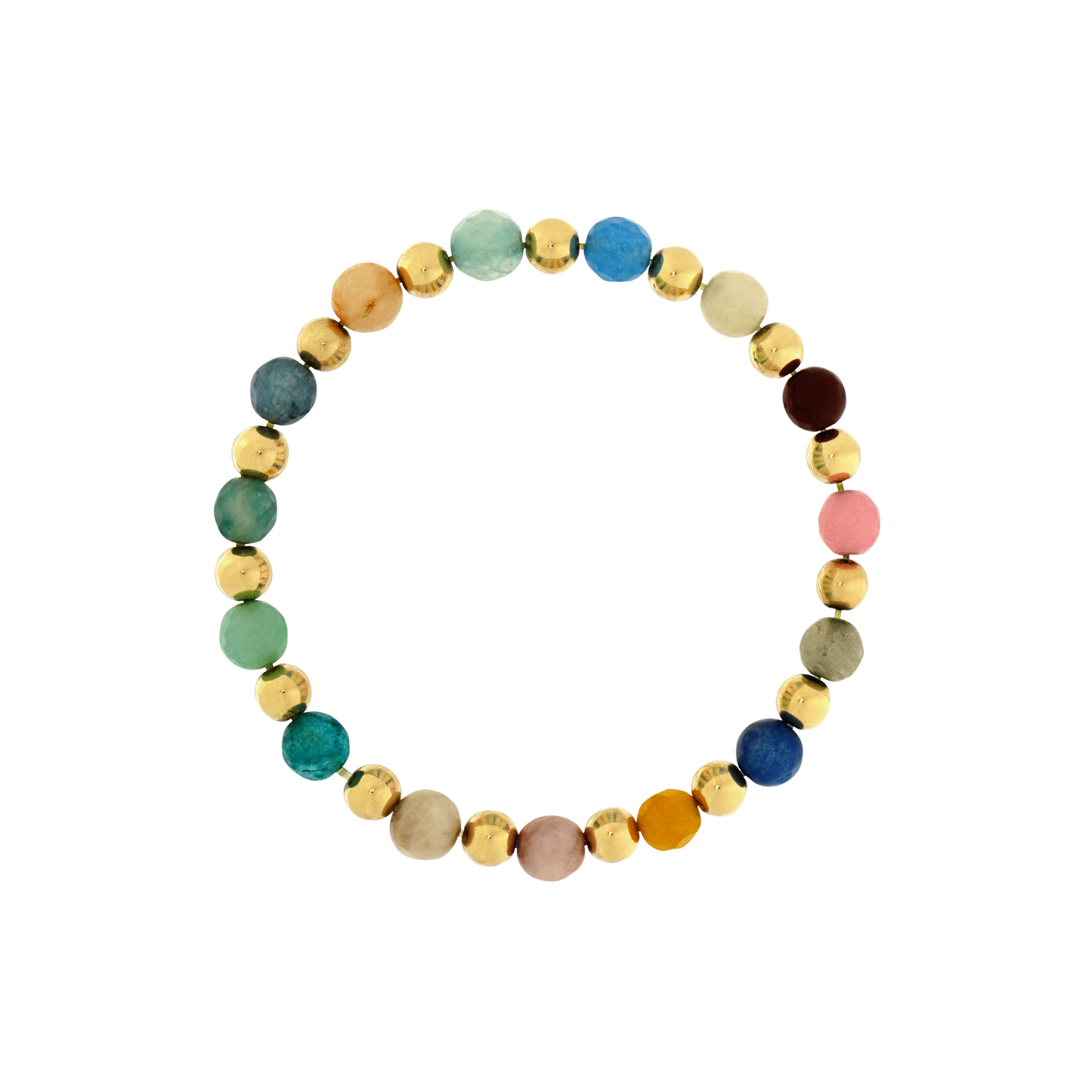 Rainbow Luxe Gemstone Aura Bracelet