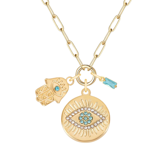 Evil Eye Luxe Everlink Necklace