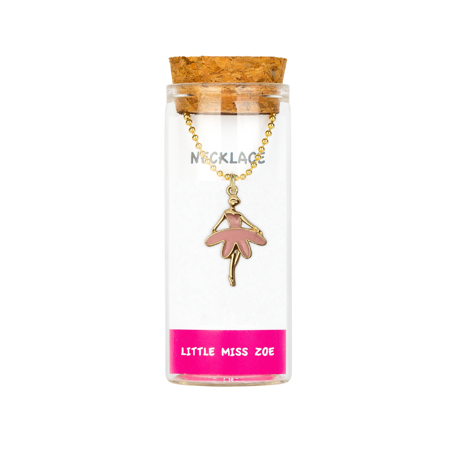 Ballerina Necklace in a Bottle