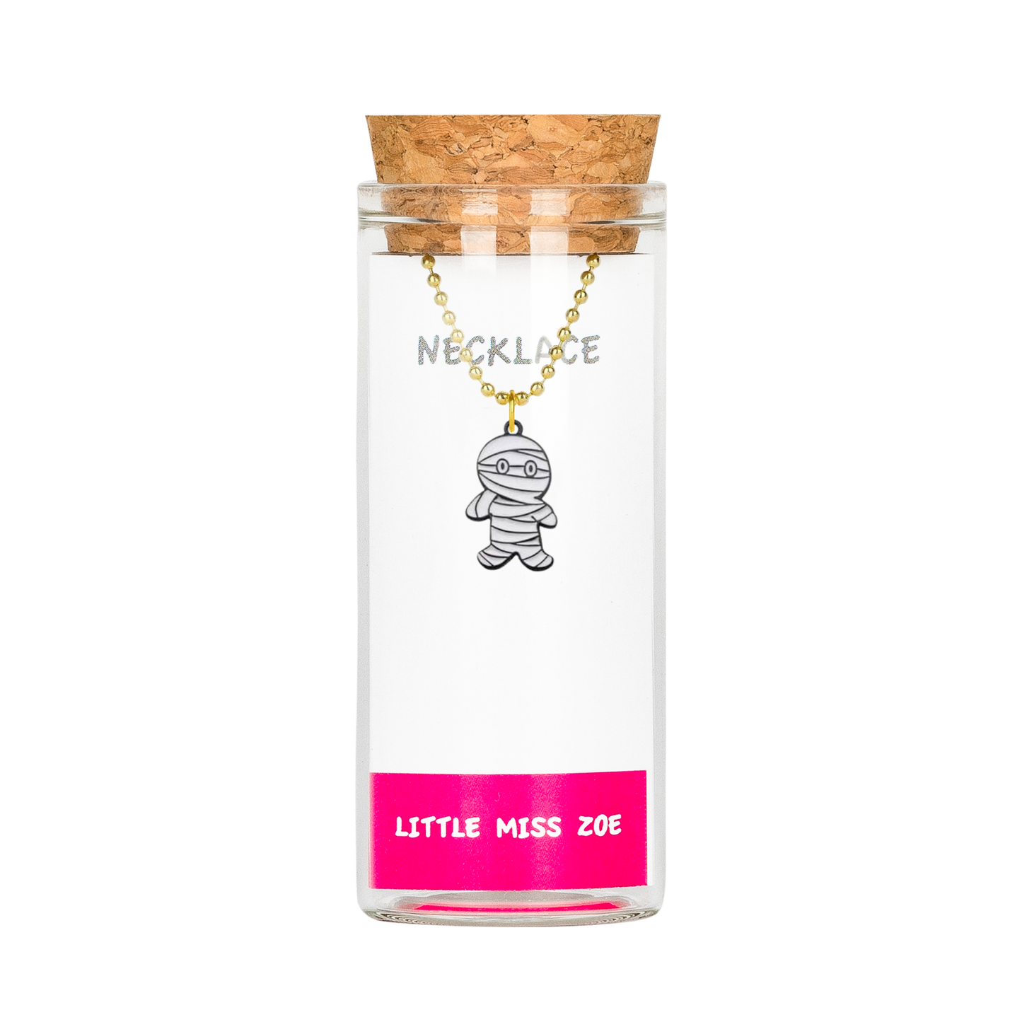 Mummy Necklace in a Bottle