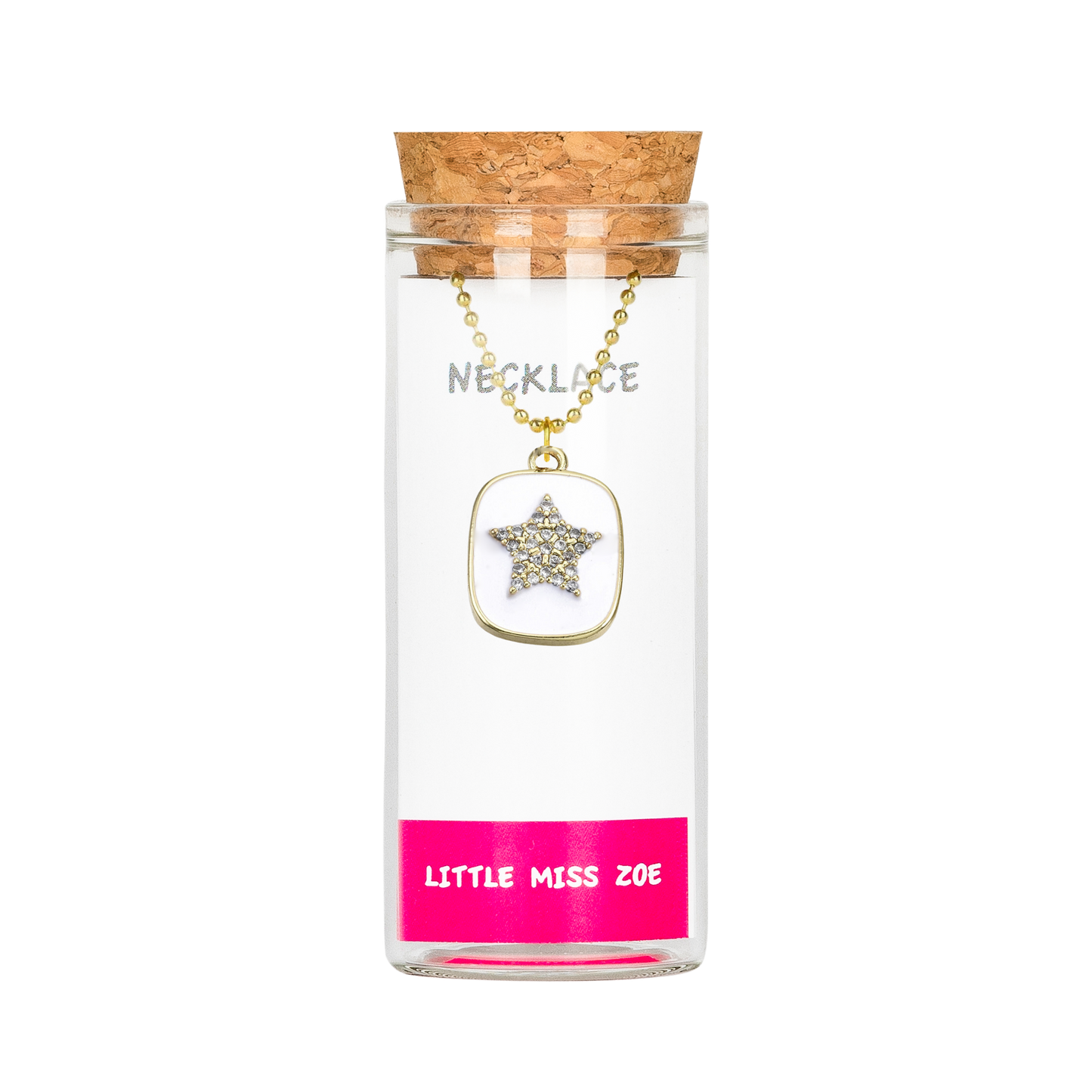 Sparkly Star Necklace in a Bottle