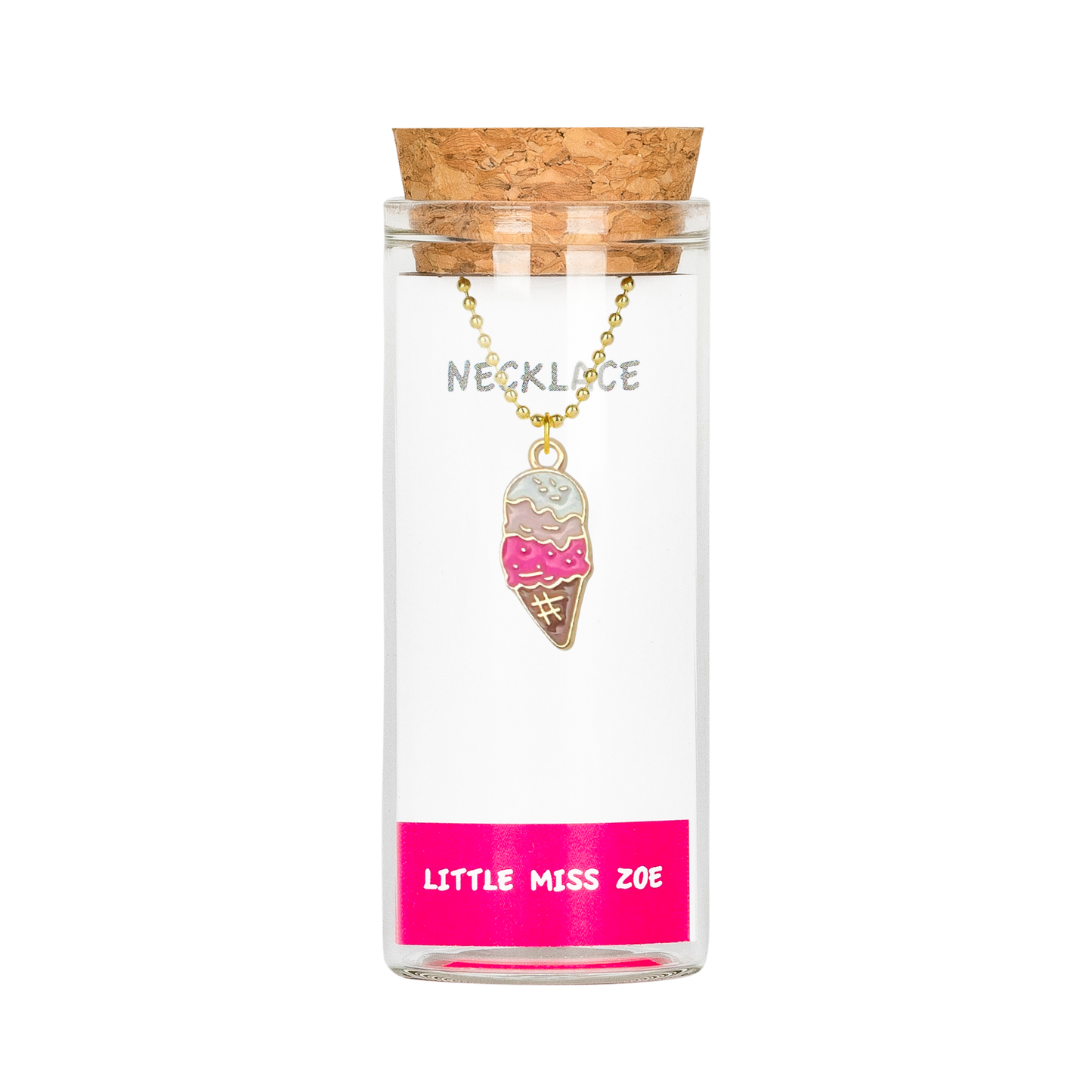 Ice Cream Necklace in a Bottle