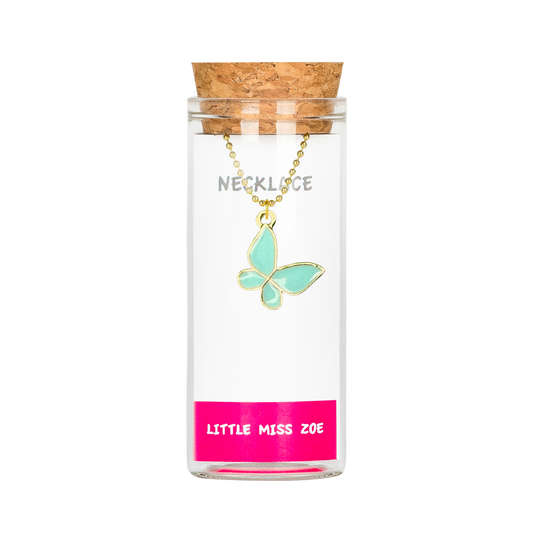 Butterfly Necklace in a Bottle