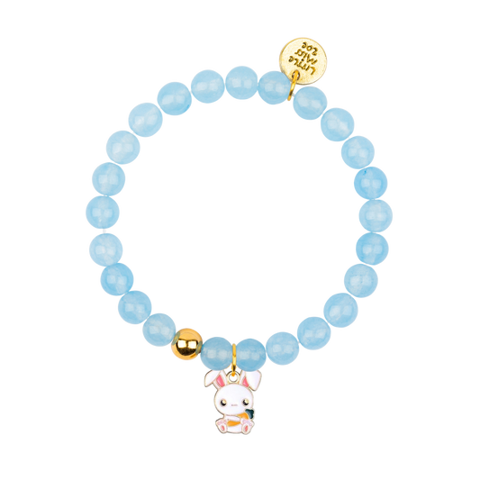 Bunny Blue Gemstone Bracelet