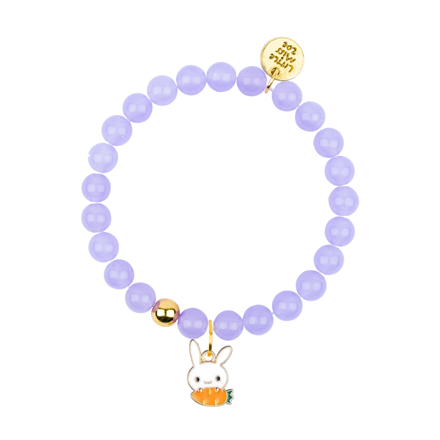 Bunny Purple Gemstone Bracelet