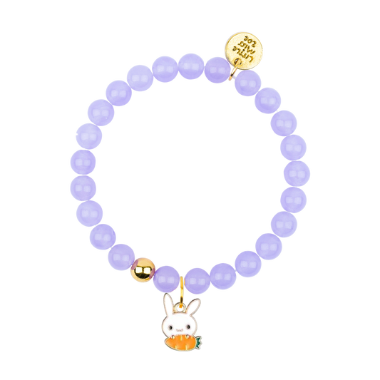 Bunny Purple Gemstone Bracelet