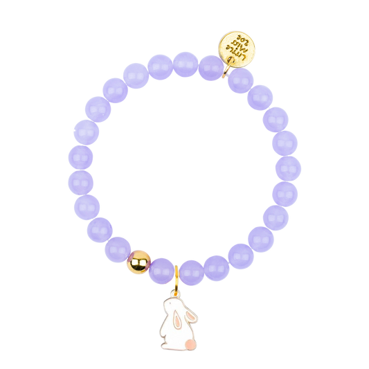 Bunny Purple Gemstone Bracelet