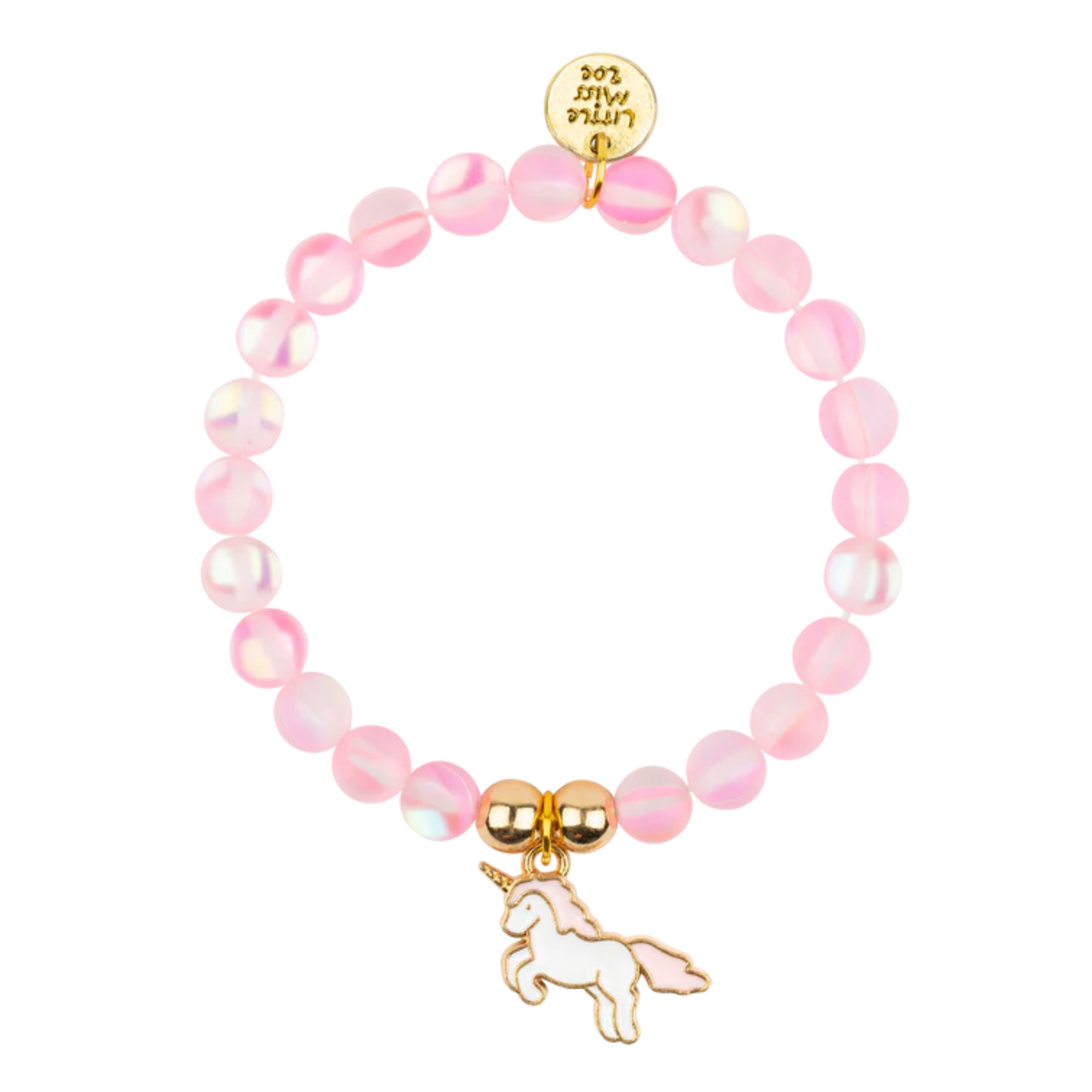 Pink Unicorn Confetti Bracelet