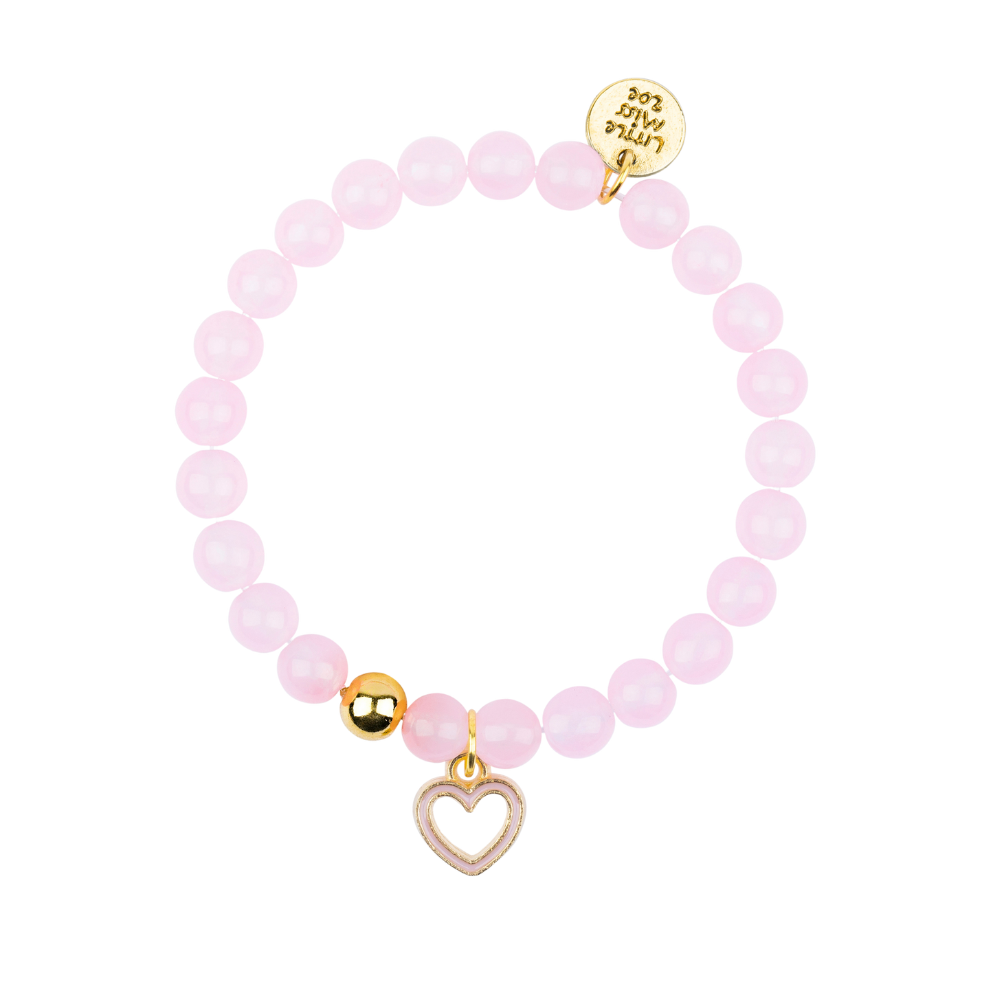 Open Heart Gemstone Bracelet