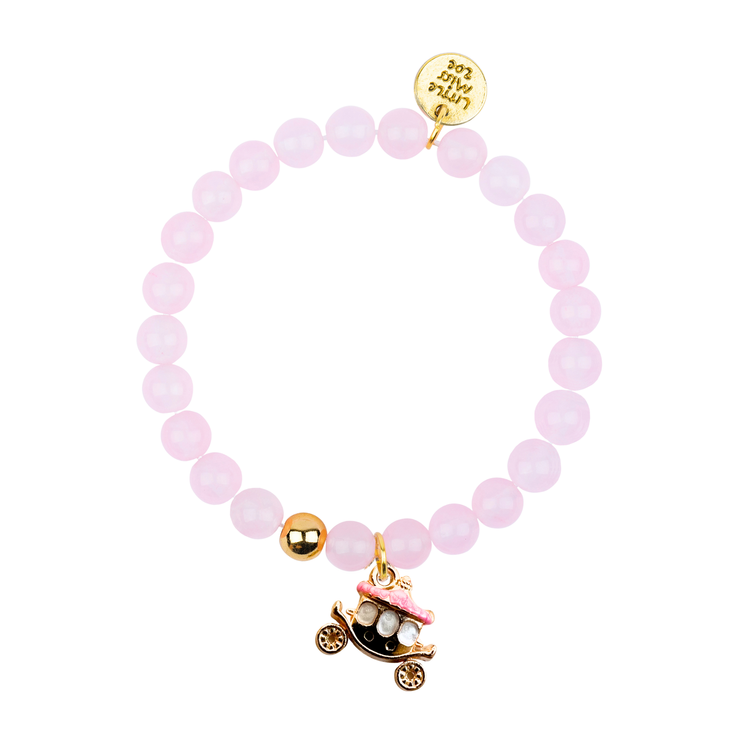 Carriage Pink Gemstone Bracelet