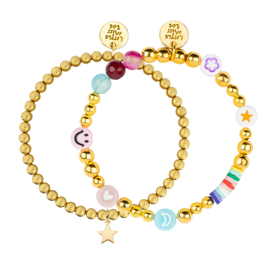 Mix Media Bracelet Duo