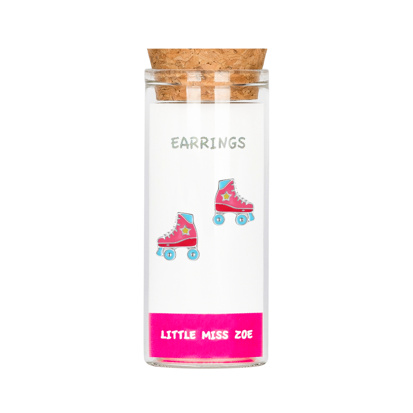 Skates Stud Earrings in a Bottle