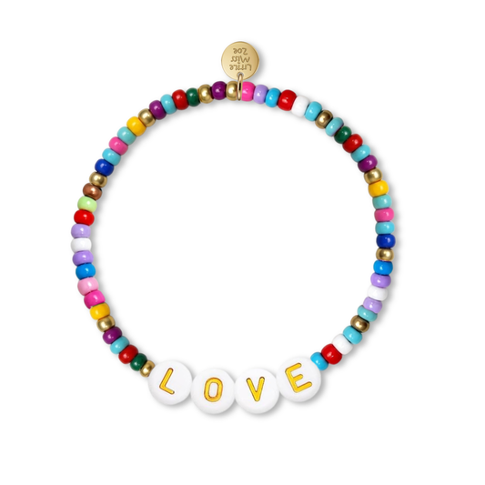 Sunday Sky Beaded LOVE Bracelet