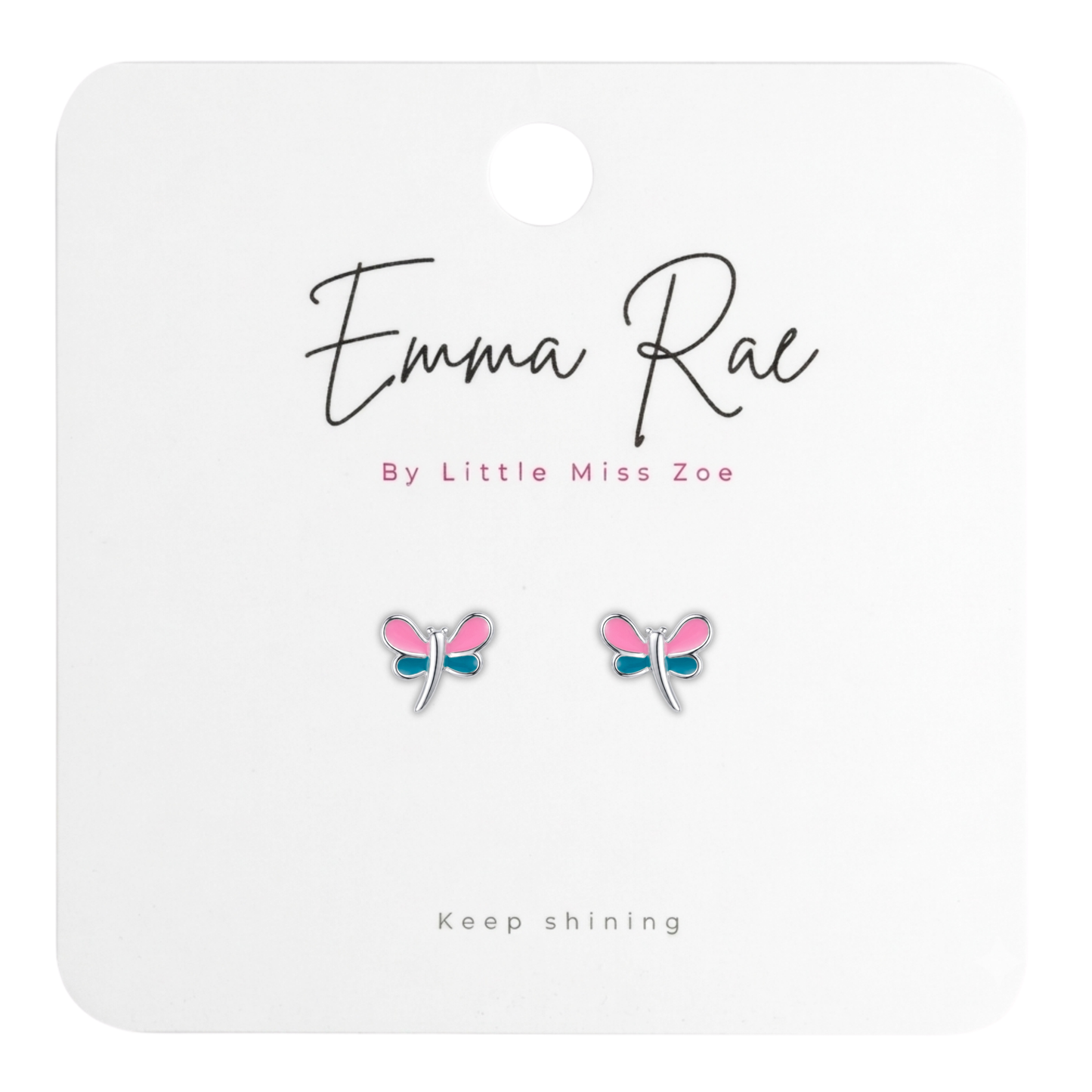Sunday Sky Sterling Silver Butterfly Earrings