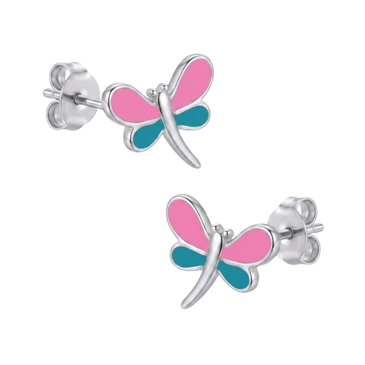 Sunday Sky Sterling Silver Butterfly Earrings