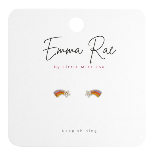 Sunday Sky Sterling Silver Shooting Star Earrings
