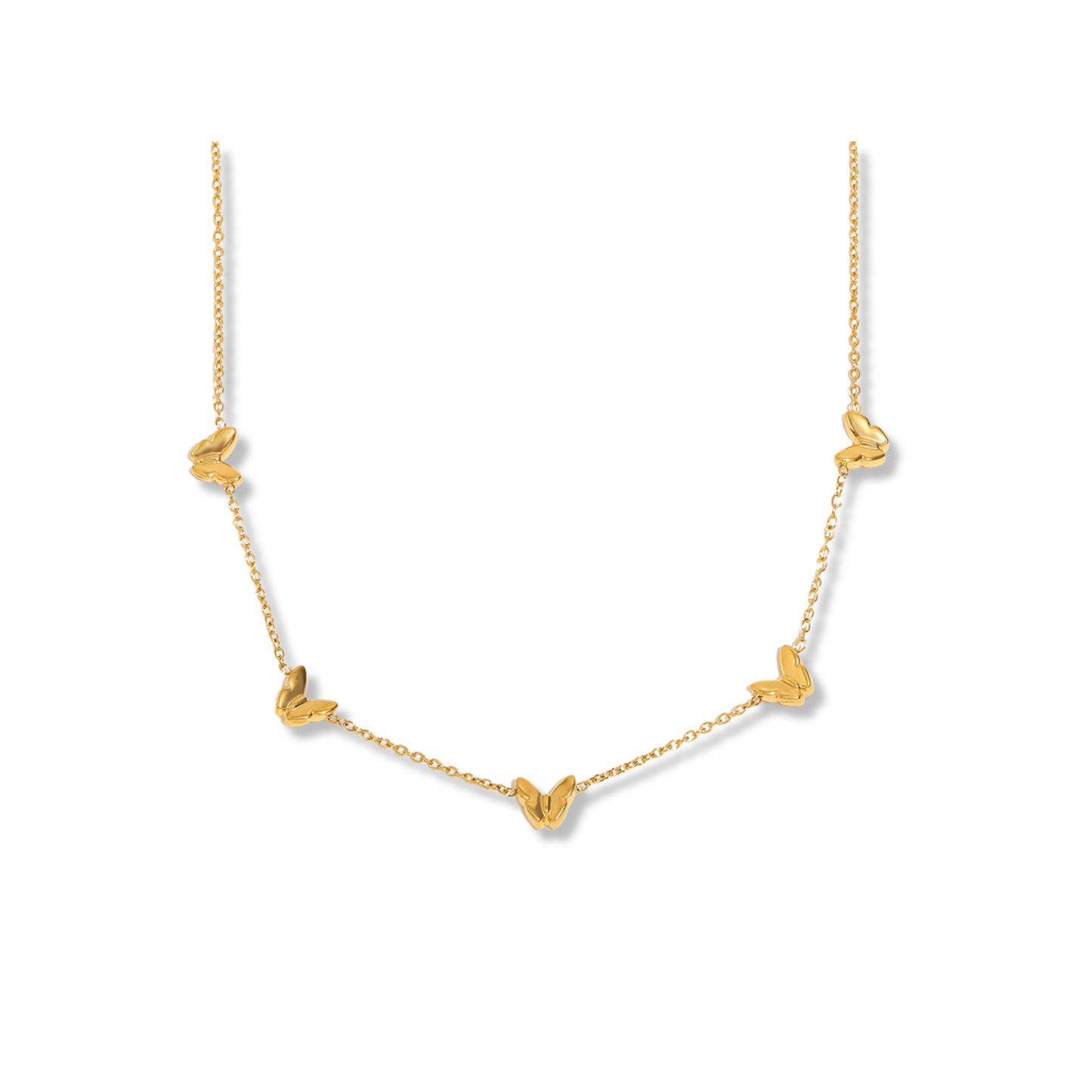 Sunday Sky Butterfly Chain Necklace