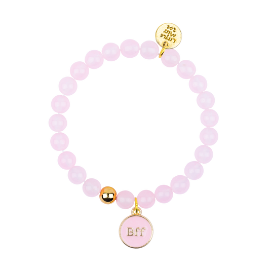BFF Pink Gemstone Bracelet