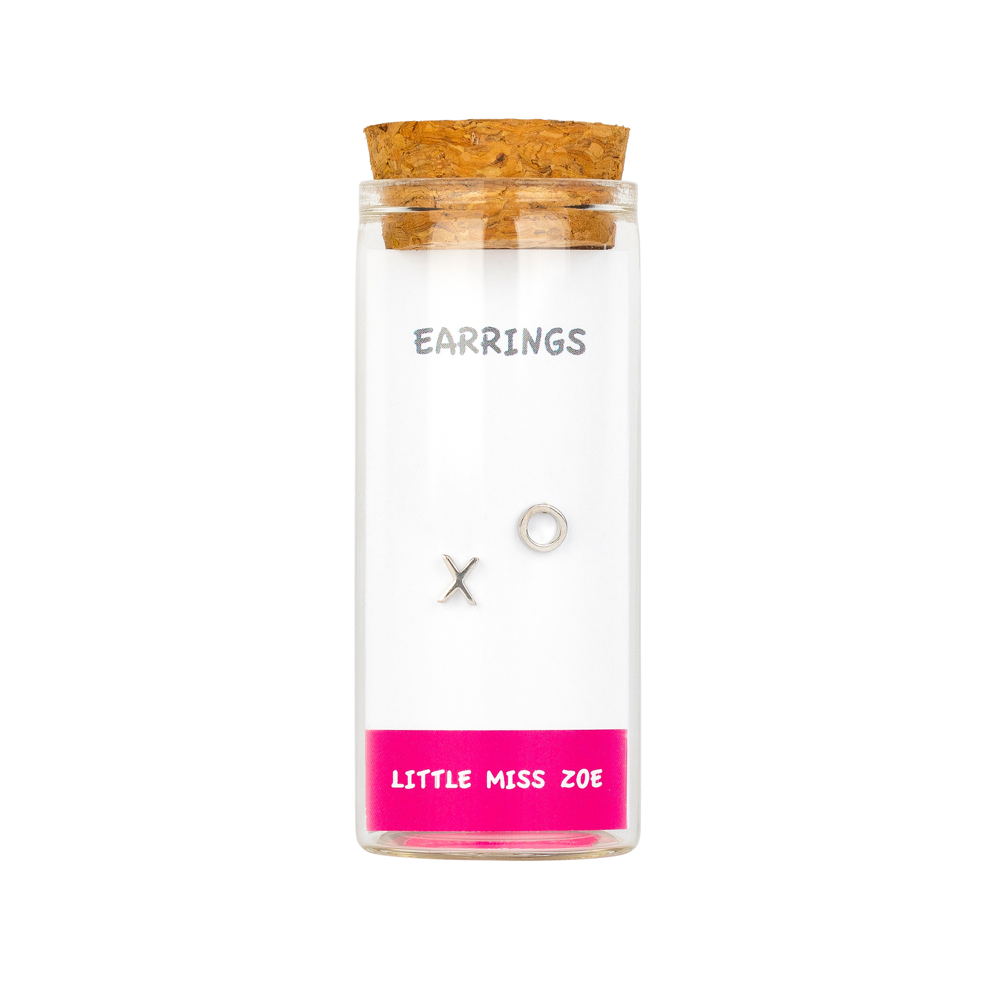 X/O Stud Earrings in a Bottle
